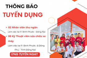THÔNG BÁO TUYỂN DỤNG KHU VỰC ĐỒNG NAI